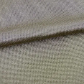 2 1/2 YD PC-Metallic Beige Satin Tricot Fabric