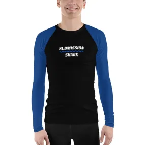 Blue SS Premium Standard ~ Men's BJJ Rash Guard