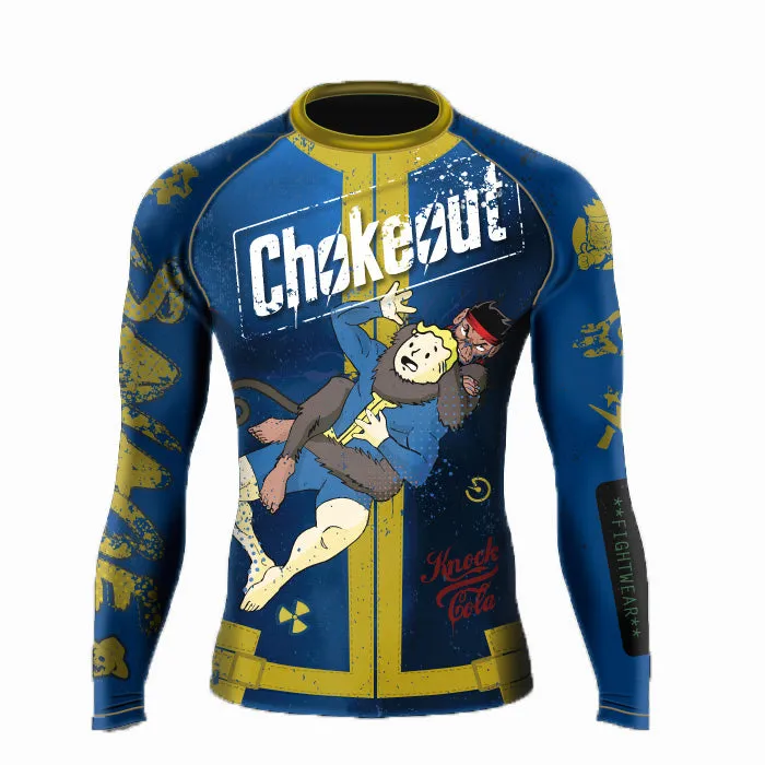 Choke Out Long Sleeve Rash Guard And Shorts Package Presale items Shipping To  Start December 5th