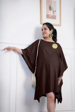 Coffee Rayon MaternityKaftan - MommyMood