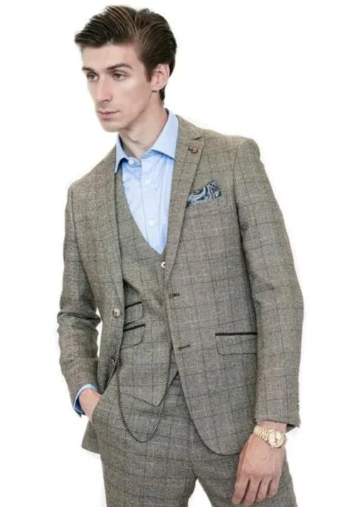 Dublin Oak Tweed Check Suit | Check Suit | Wedding Wear | Office Wear