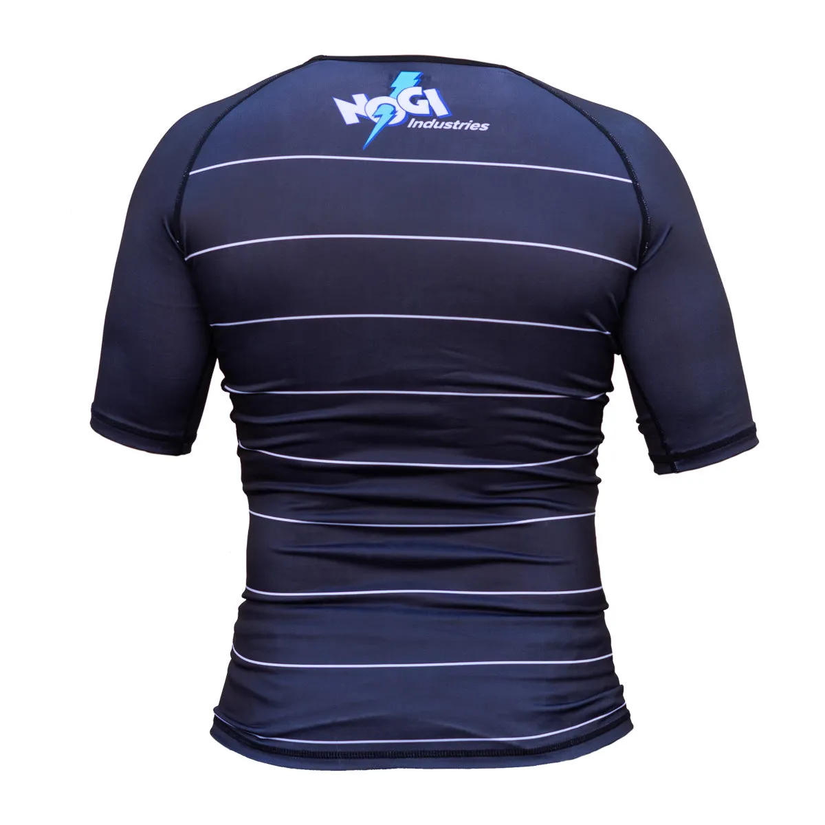 Energy Rash Guard by Nogi Industries Short Sleeve - BLACK