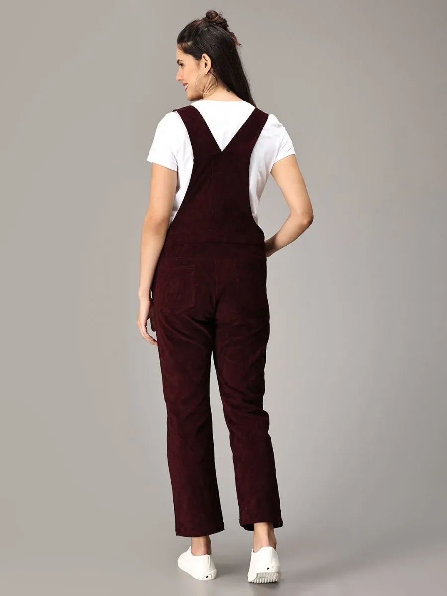 Eternal Love Corduroy Maternity Dungaree