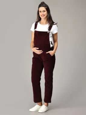 Eternal Love Corduroy Maternity Dungaree