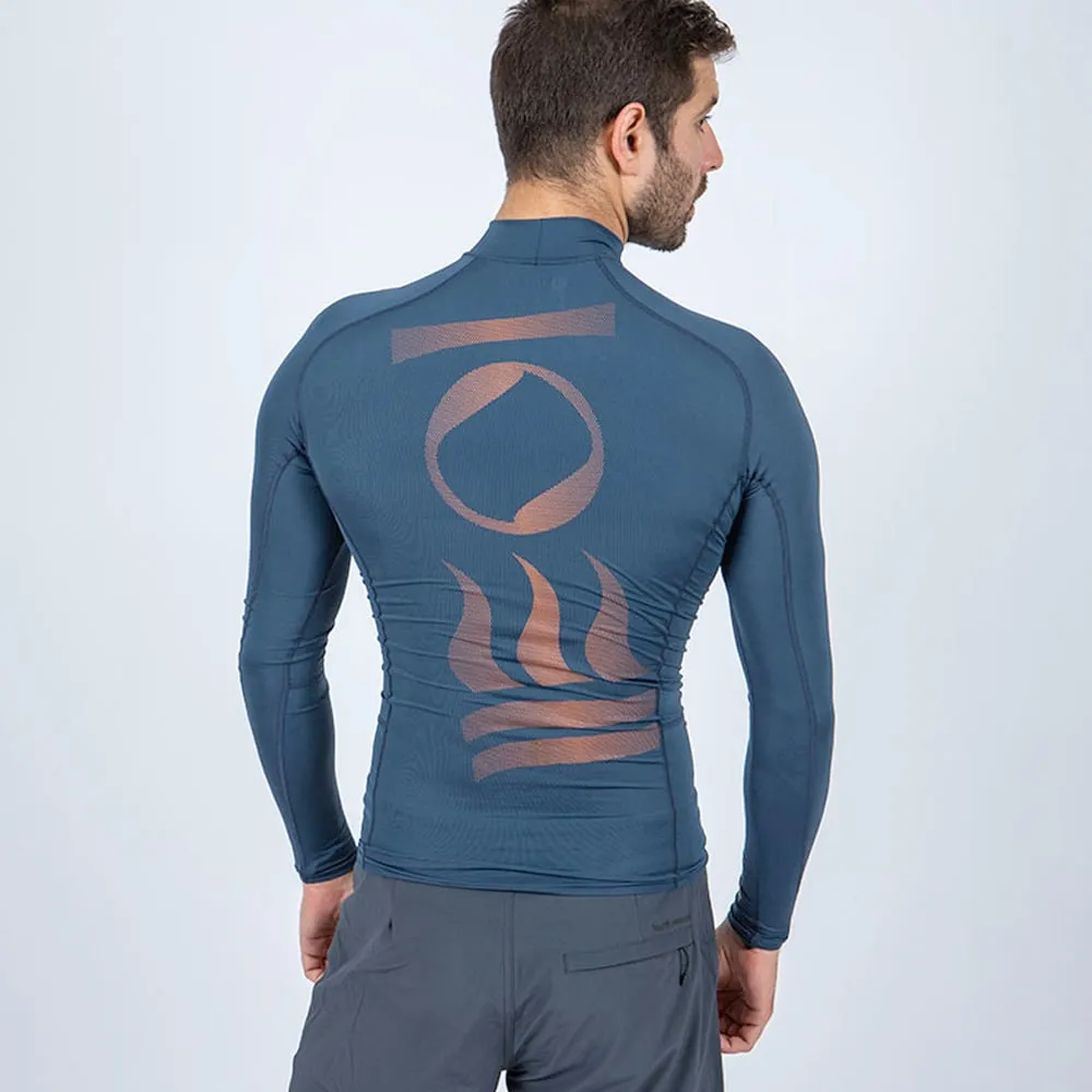 Fourth Element Men's Long Sleeve Hydro-T Rashguard - Blue