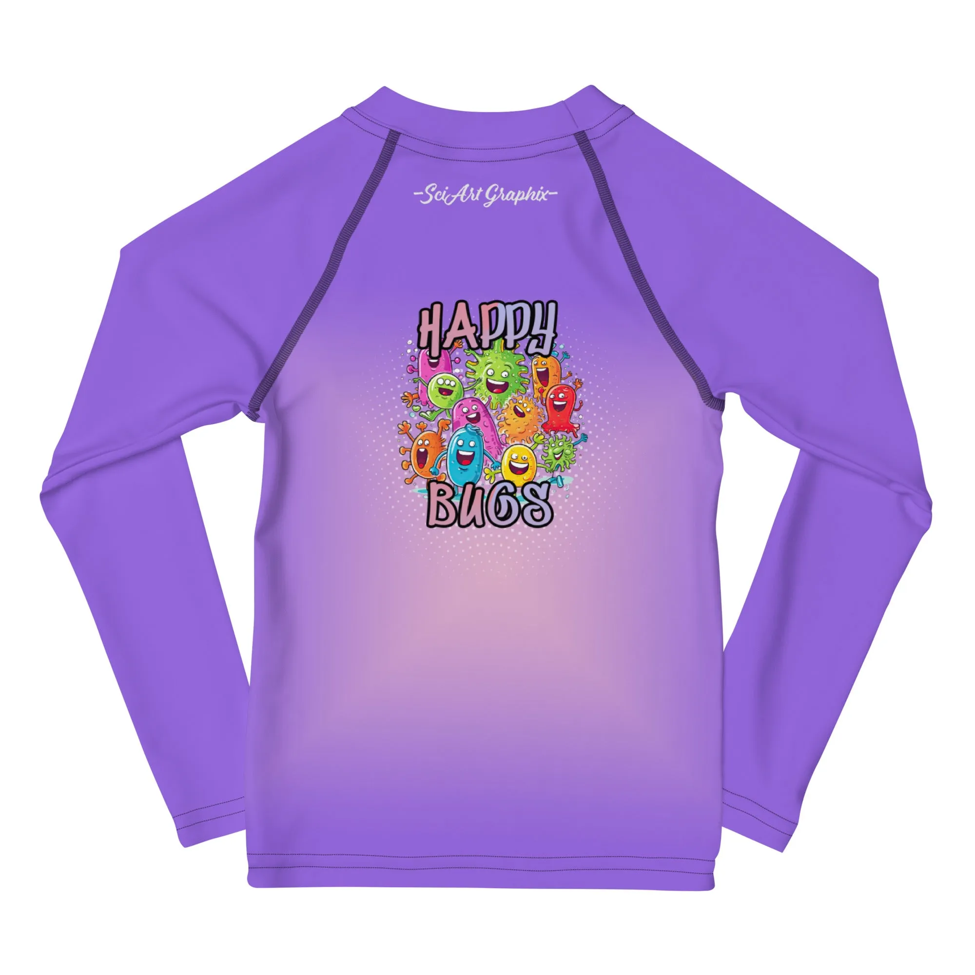 Kids Rash Guard Happy Bugs