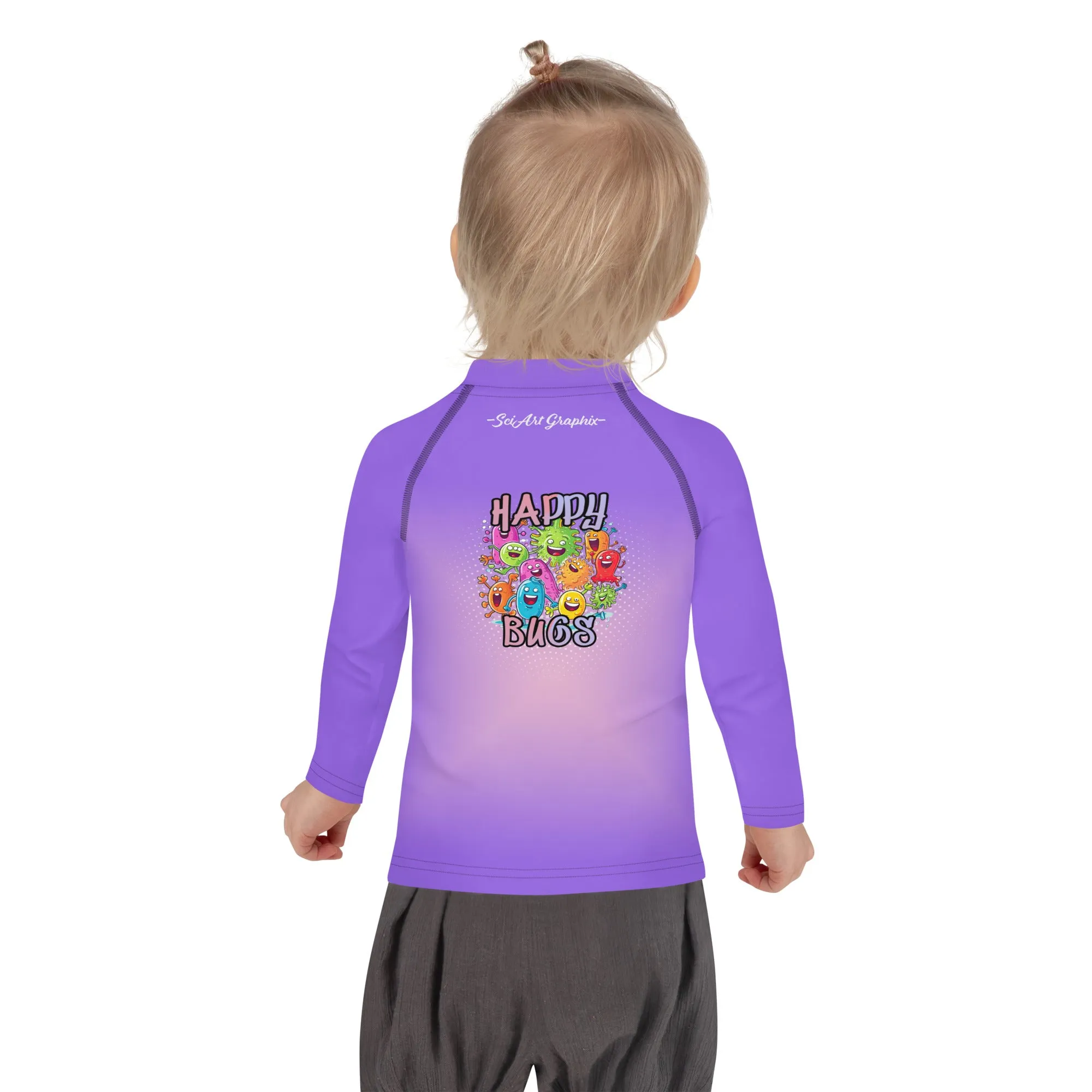 Kids Rash Guard Happy Bugs