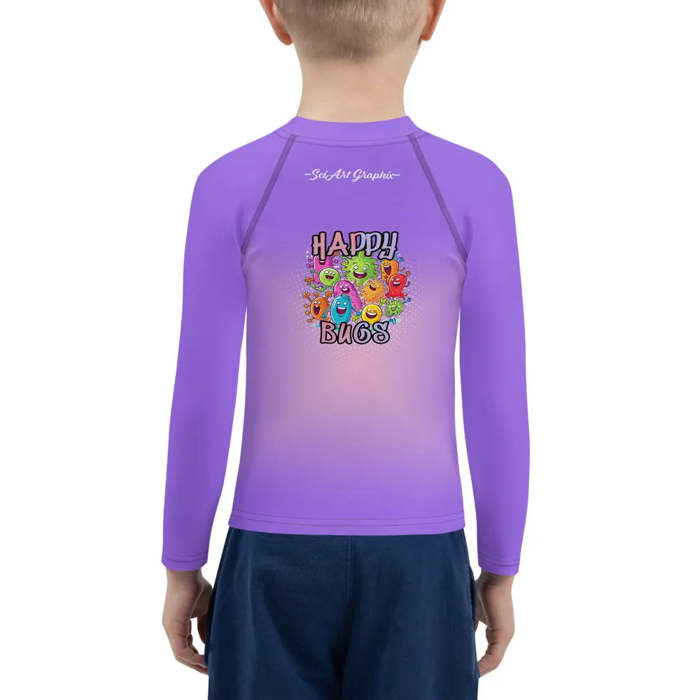 Kids Rash Guard Happy Bugs