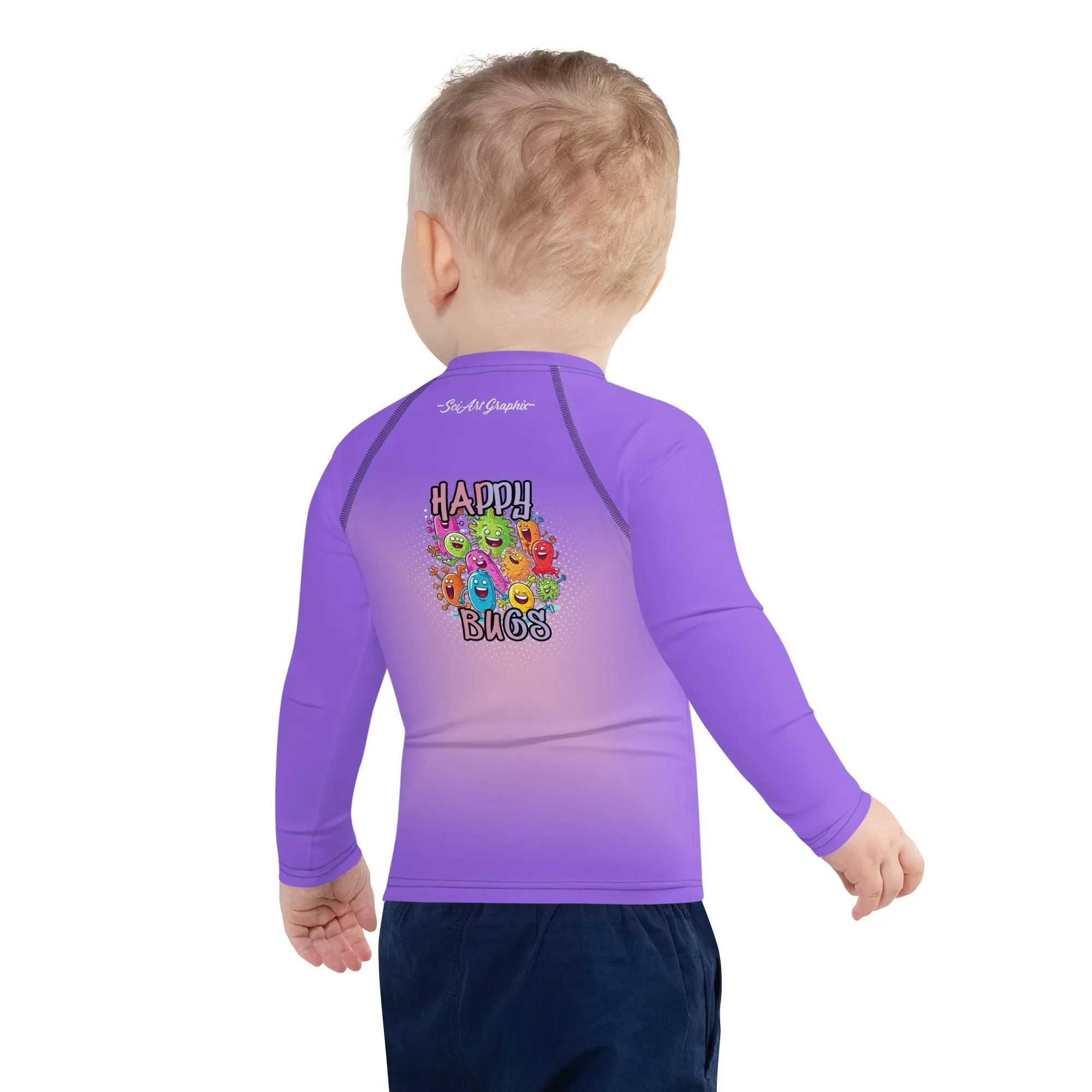 Kids Rash Guard Happy Bugs