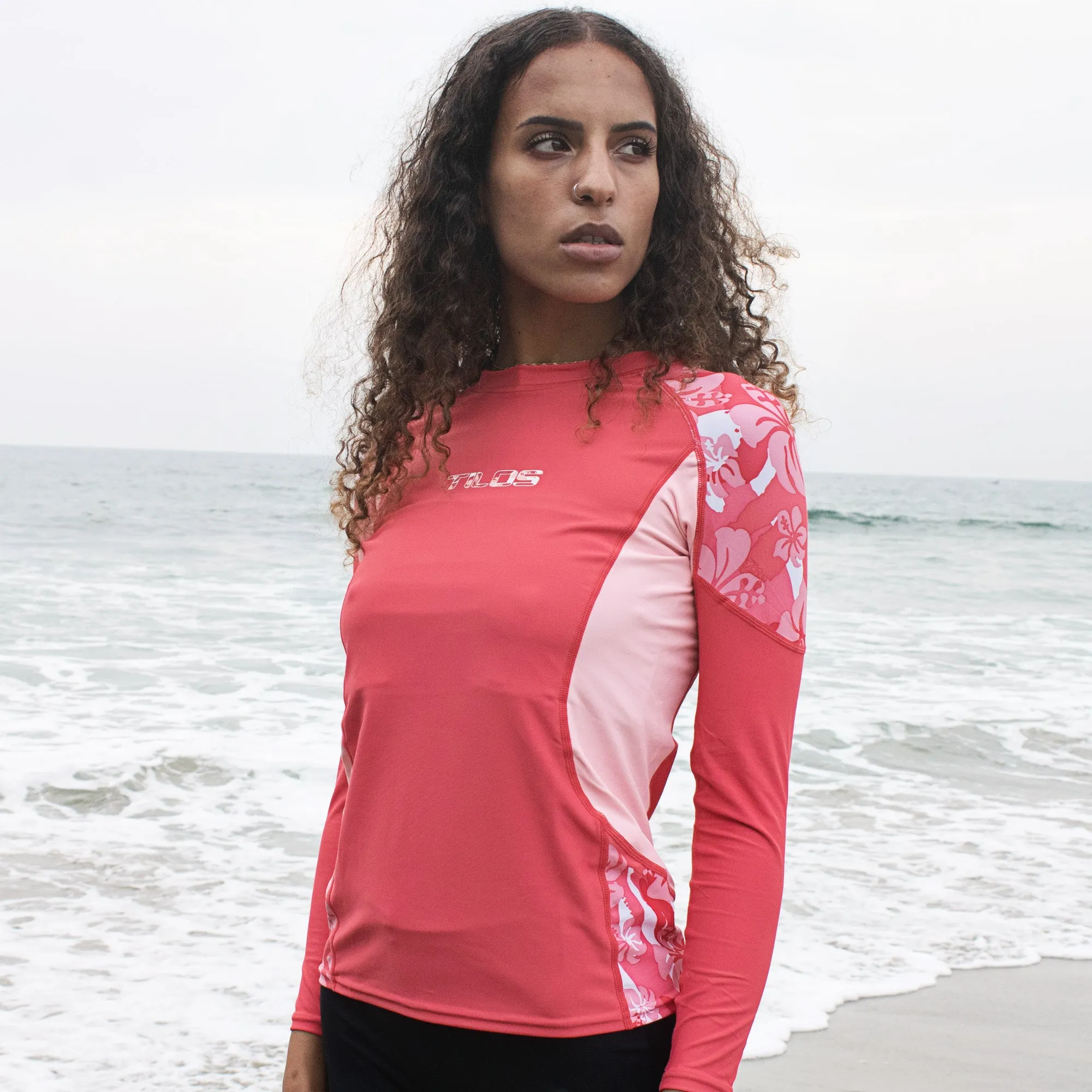 Ladies 6oz Anti-UV Long Sleeve Rash Guard