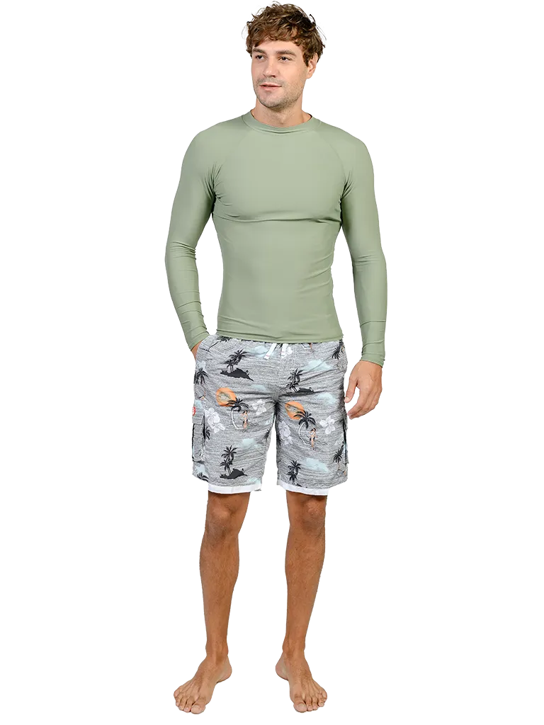 Mens Long sleeve rash guards