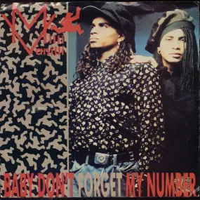 Milli Vanilli - Baby Don't Forget My Number (7", Single) (VG )