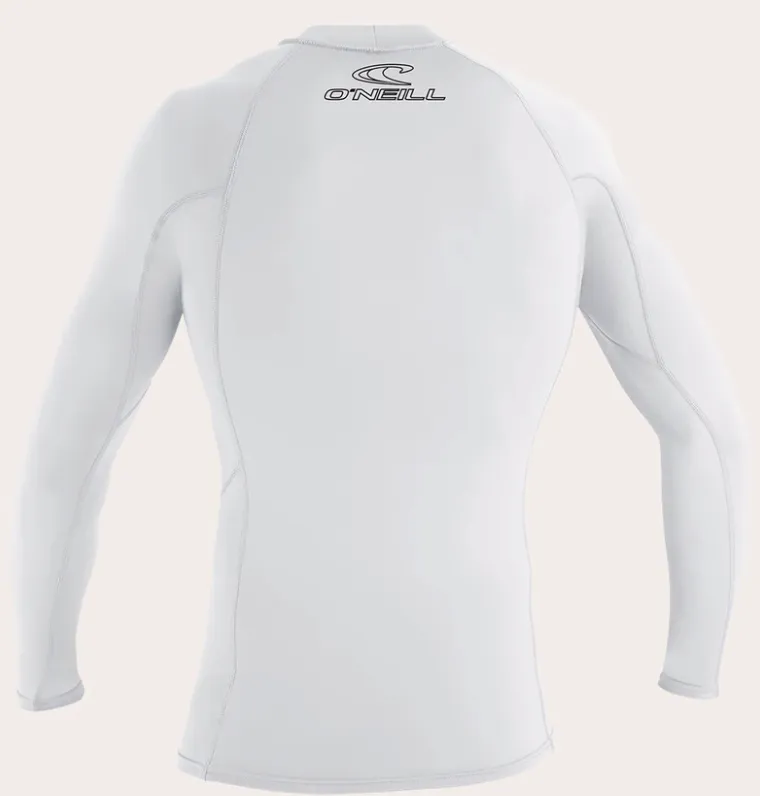 O'neill Youth Basic UPF 50  L/S Rash Guard White