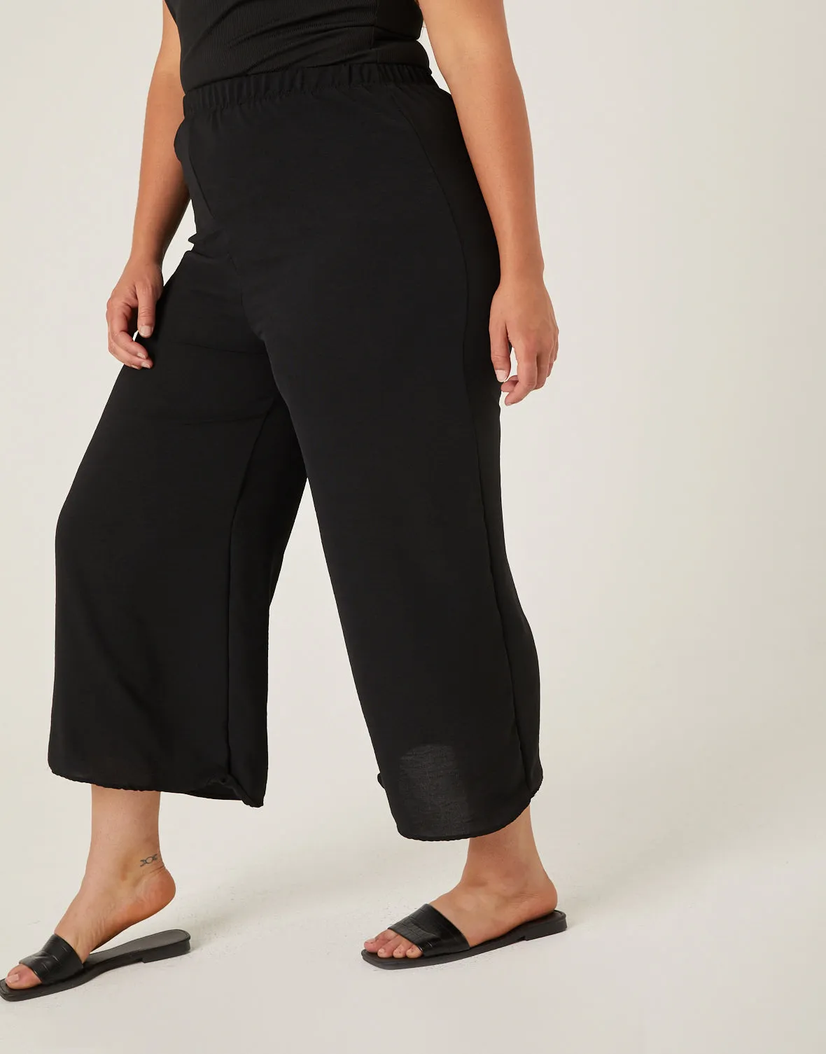 Plus Size Flowy Woven Pants