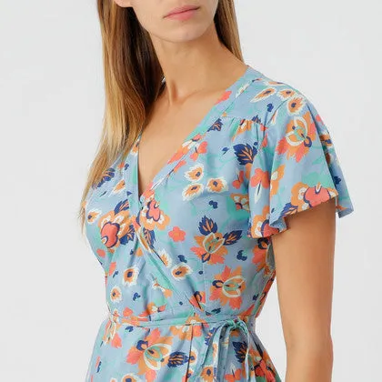 Polly Wrap Dress Multi Floral