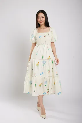 Sera Maxi Dress in Floral Print