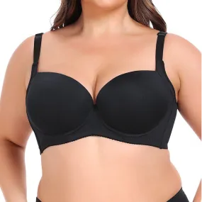 Sexy Women's Maximum Cleavage Underwire Push Up Plus Size Bra