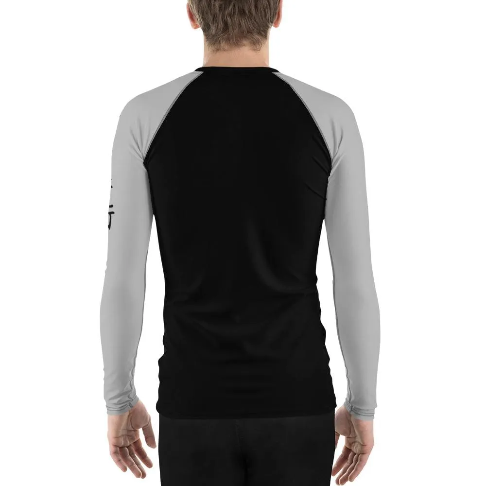 Silver SS Premium Standard ~ Men's BJJ Rash Guard