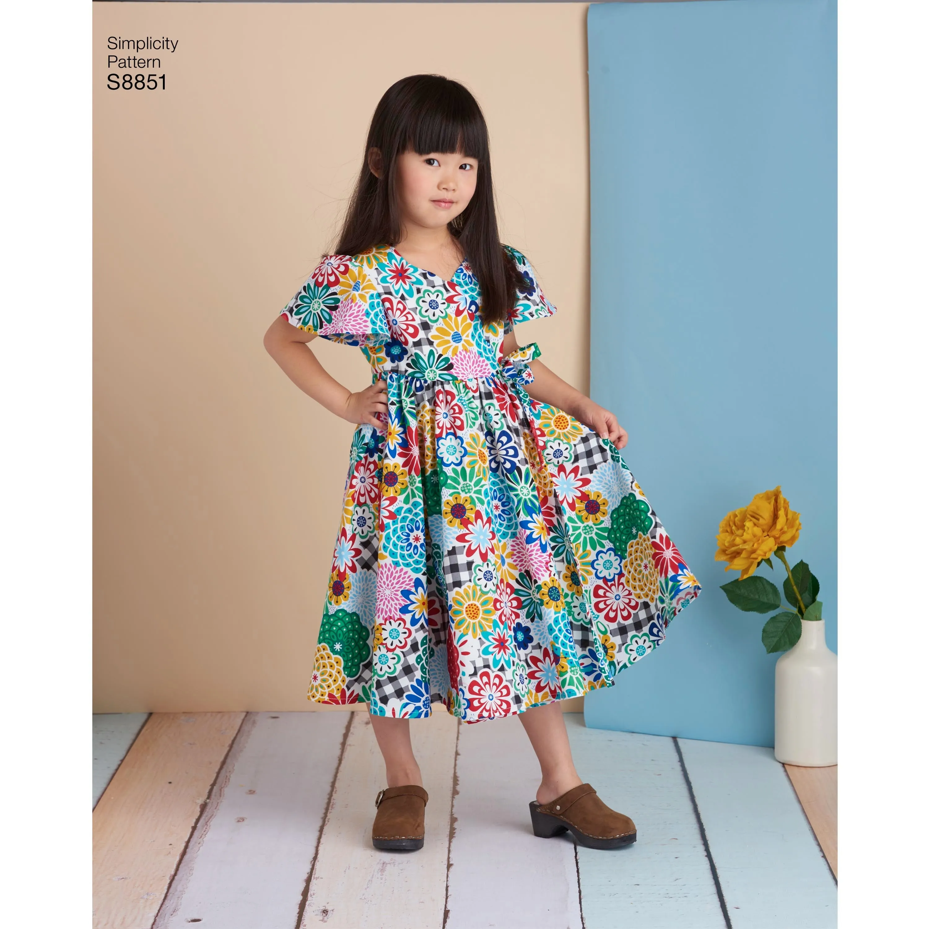 Simplicity Pattern 8851 Child's Dresses