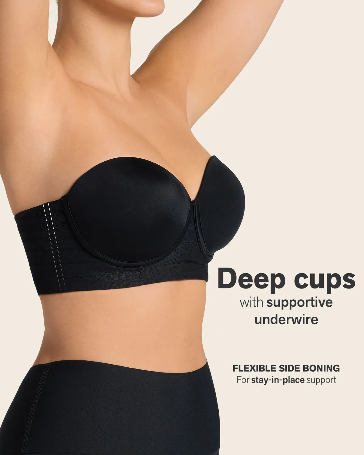 Strapless Bra with Underwire