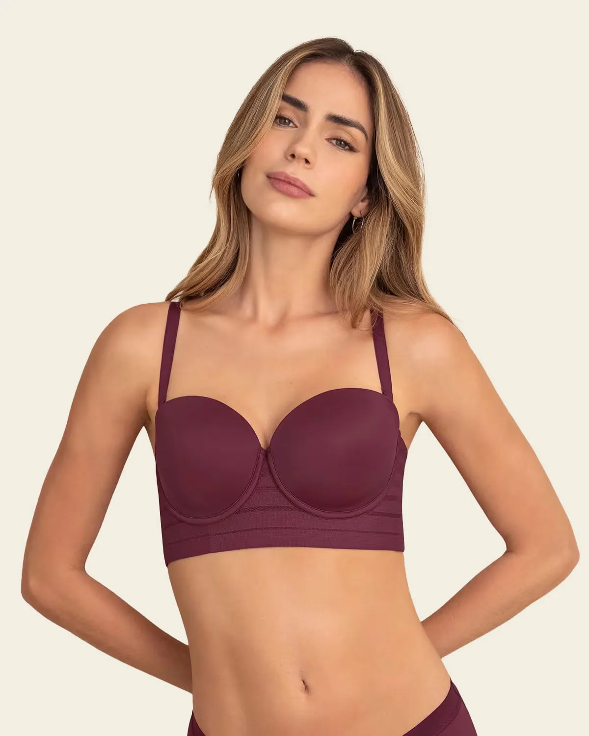 Strapless Bra with Underwire