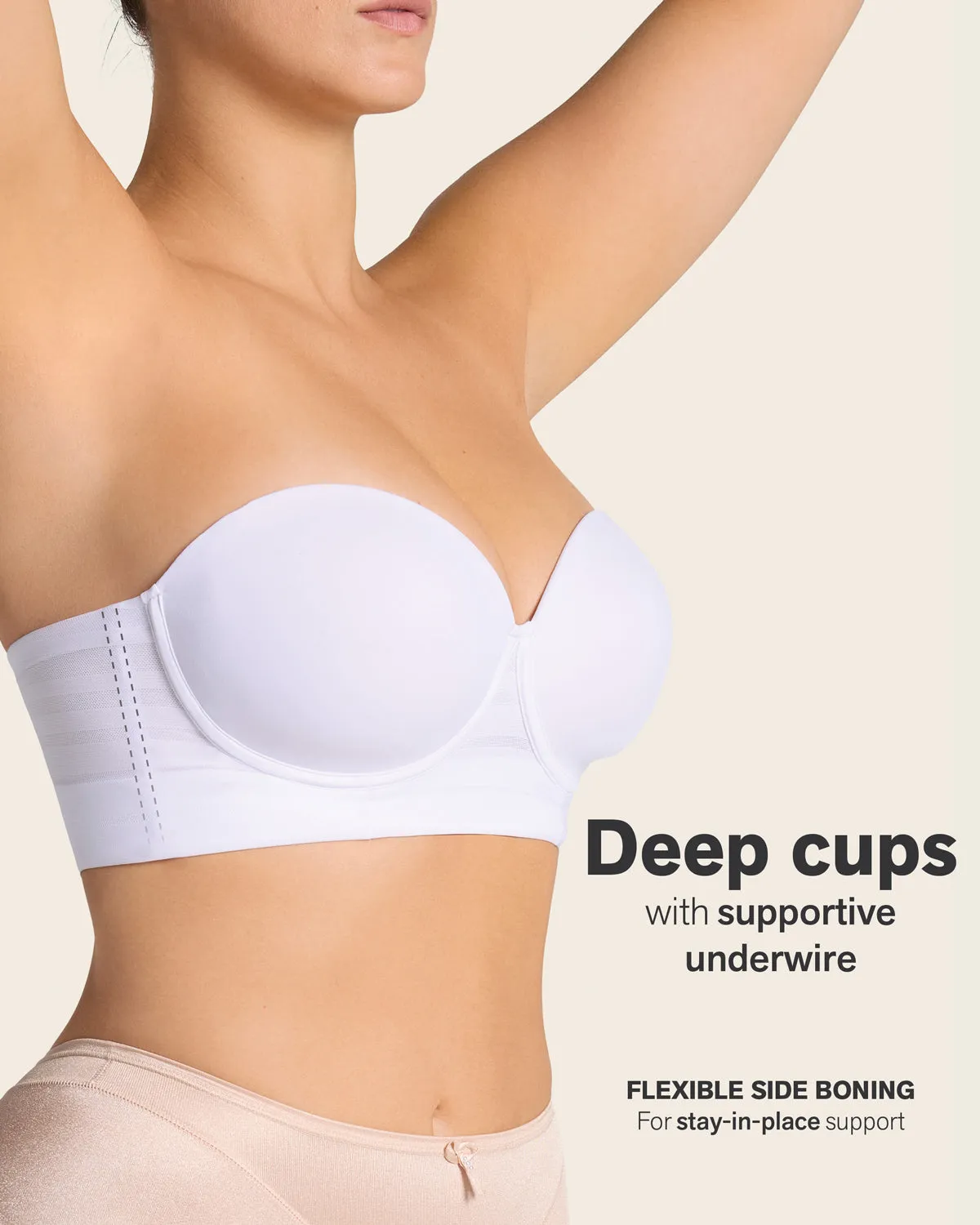 Strapless Bra with Underwire