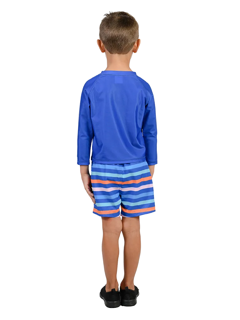 Toddler boys rash guard set