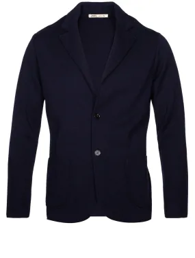 Virgin Wool 2 Button Swacket Navy