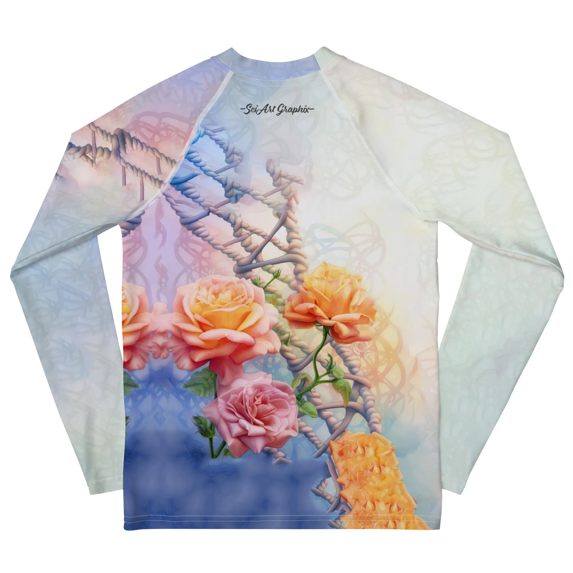 Youth Rash Guard Double Helix Rose