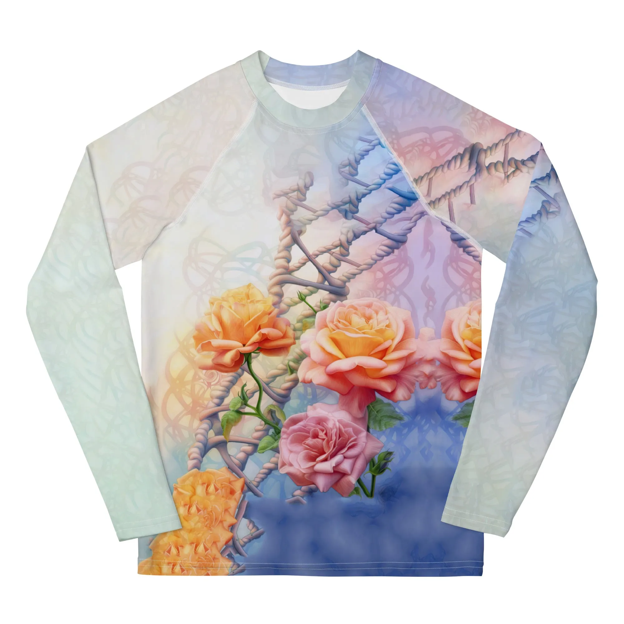 Youth Rash Guard Double Helix Rose